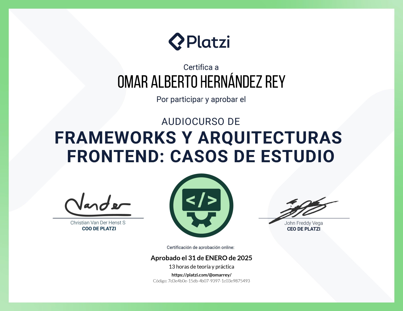 Audiocurso de Frameworks y Arquitecturas Frontend: Casos de Estudio